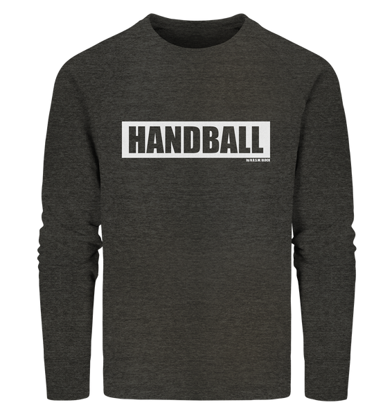 N.O.S.W. BLOCK Teamsport Sweater "HANDBALL" Männer Organic Sweatshirt dark heather grau
