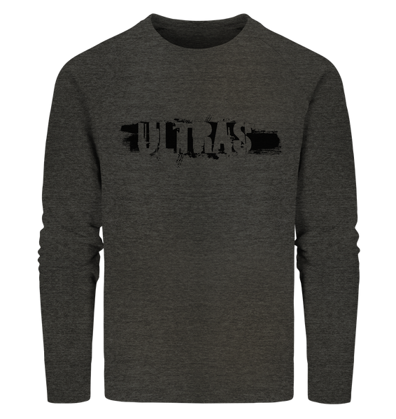 N.O.S.W. BLOCK Ultras Sweater "ULTRAS" Männer Organic Sweatshirt dark hetaher grey