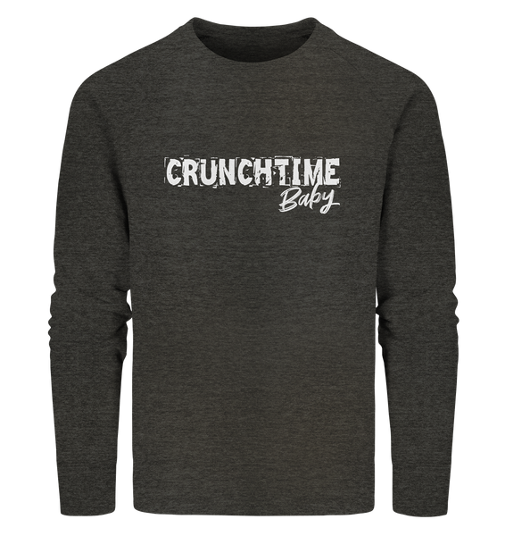 N.O.S.W BLOCK Fanblock Sweater "CRUNCHTIME Baby" Männer Organic Sweatshirt dark heather grau