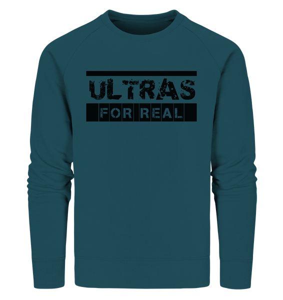 N.O.S.W. BLOCK Ultras Sweater "ULTRAS FOR REAL" beidseitig bedrucktes Männer Organic Sweatshirt stargazer