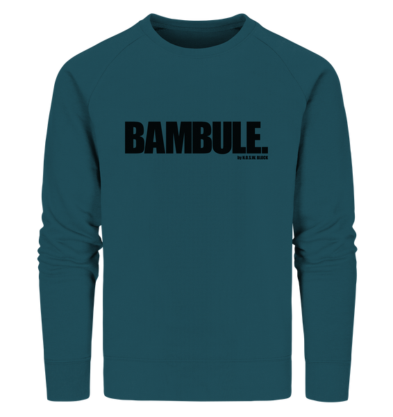 N.O.S.W. BLOCk Fanblock Sweater "BAMBULE." Organic Sweatshirt stargazer