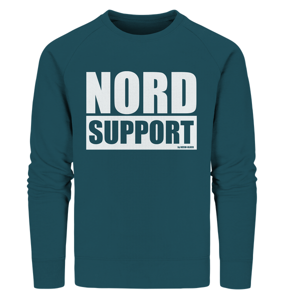 N.O.S.W. BLOCK Fanblock Sweater "NORD SUPPORT" Männer Organic Sweatshirt stargazer