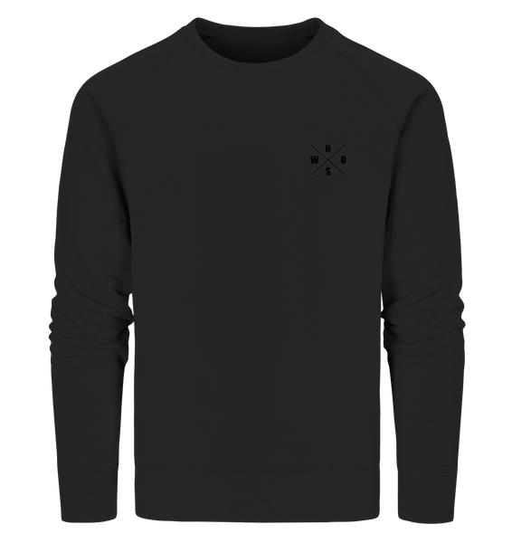 N.O.S.W. BLOCK Fanblock Sweater "STRAIGHT OUTTA FANBLOCK" Männer Organic Sweatshirt schwarz