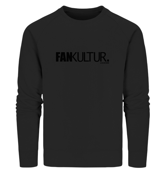 N.O.S.W. BLOCK Fanblock Sweater "FAN KULTUR." Männer Organic Sweatshirt schwarz