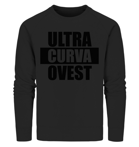 N.O.S.W. BLOCK Ultras Sweater "ULTRA CURVA OVEST" Männer Organic Sweatshirt schwarz
