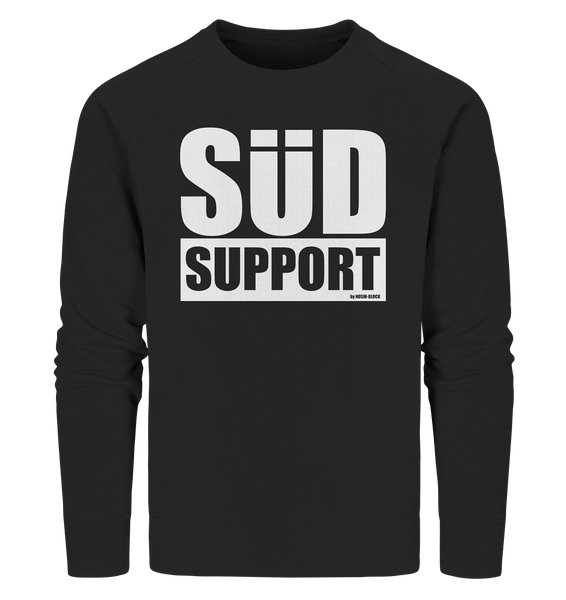 N.O.S.W. BLOCK Fanblock Sweater "SÜD SUPPORT" Männer Organic Sweatshirt schwarz