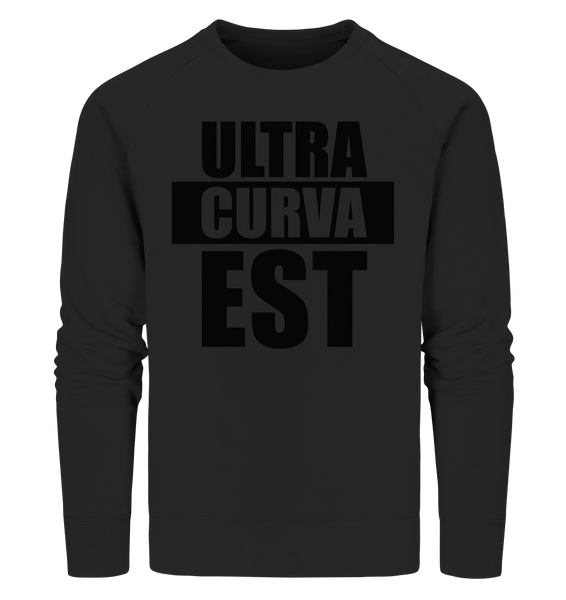 N.O.S.W. BLOCK Ultras Sweater "ULTRA CURVA EST" Männer Organic Sweatshirt schwarz