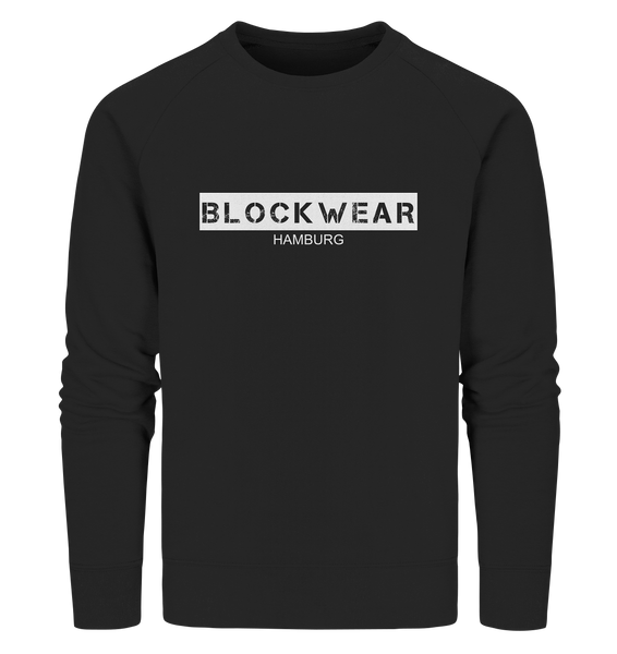 N.O.S.W. BLOCK Sweater "BLOCKWEAR HAMBURG" Männer Organic Sweatshirt schwarz