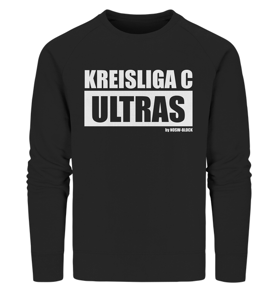 N.O.S.W. BLOCK Ultras Sweater "KREISLIGA C ULTRAS" Männer Organic Sweatshirt schwarz