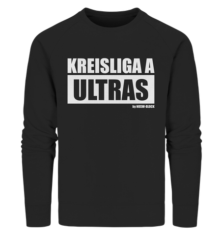 N.O.S.W. BLOCK Ultras Sweater "KREISLIGA A ULTRAS" Männer Organic Sweatshirt schwarz