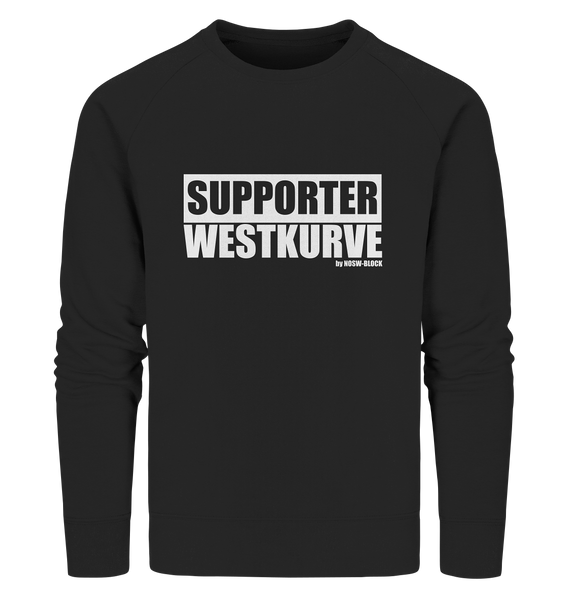 Fanblock "SUPPORTER WESTKURVE" Männer Organic Sweatshirt schwarz