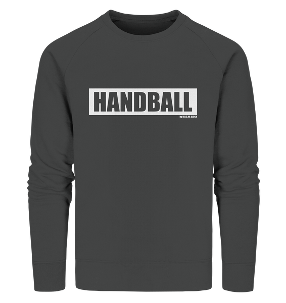 N.O.S.W. BLOCK Teamsport Sweater "HANDBALL" Männer Organic Sweatshirt anthrazit