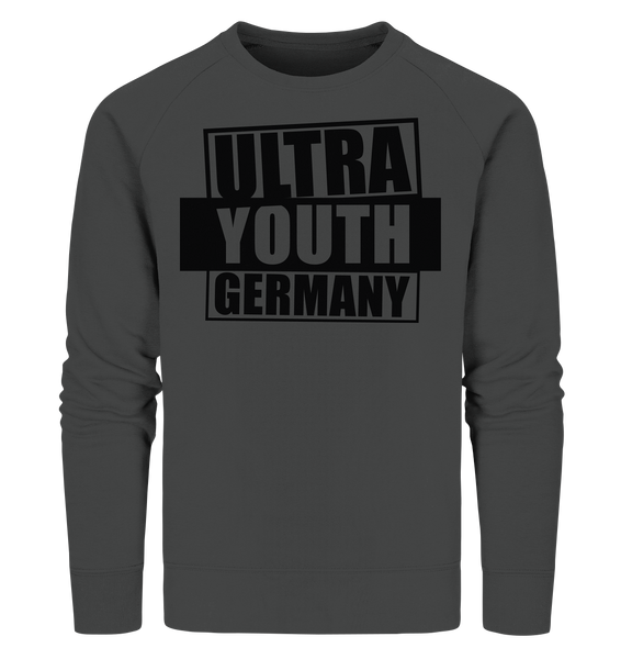 N.O.S.W. BLOCK Ultras Sweater "ULTRA YOUTH GERMANY" Männer Organic Sweatshirt anthrazit