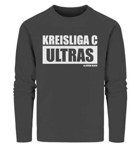 N.O.S.W. BLOCK Ultras Sweater "KREISLIGA C ULTRAS" Männer Organic Sweatshirt anthrazit