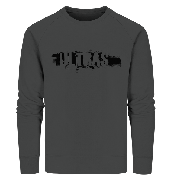 N.O.S.W. BLOCK Ultras Sweater "ULTRAS" Männer Organic Sweatshirt anthrazit