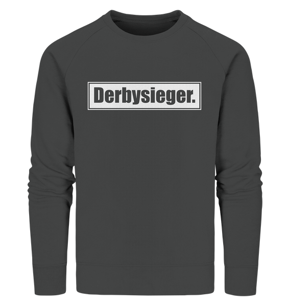 N.O.S.W. BLOCK Fanblock Sweater "Derbysieger." Männer Organic Sweatshirt anthrazit