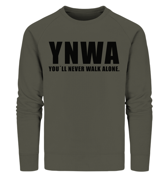 N.O.S.W. BLOCK Fanblock Sweater "YNWA" Männer Organic Sweatshirt khaki