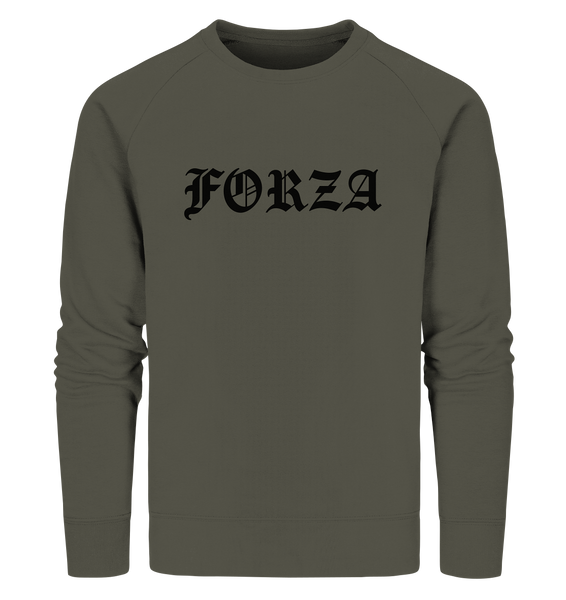 N.O.S.W. BLOCK Fanblock Sweater "FORZA" Männer Organic Sweatshirt khaki