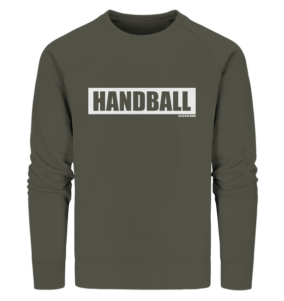 N.O.S.W. BLOCK Teamsport Sweater "HANDBALL" Männer Organic Sweatshirt khaki