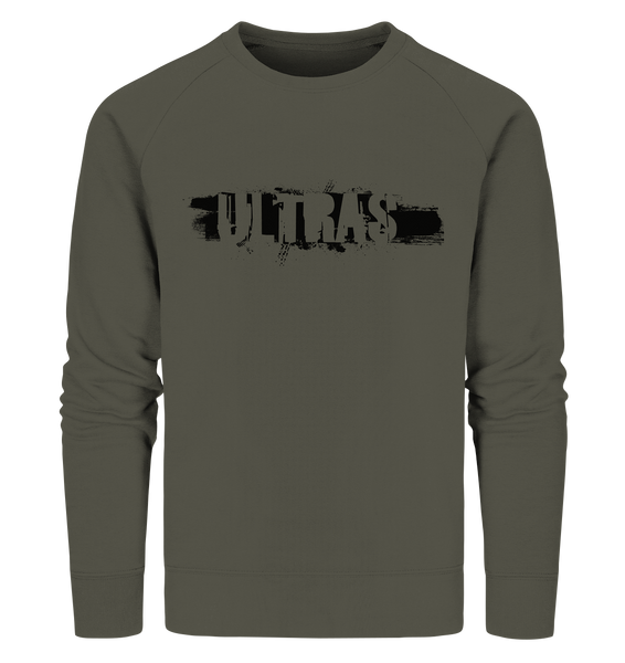 N.O.S.W. BLOCK Ultras Sweater "ULTRAS" Männer Organic Sweatshirt khaki