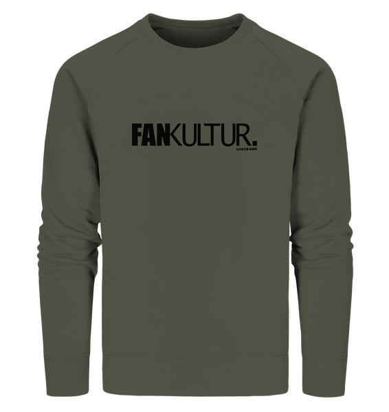 N.O.S.W. BLOCK Fanblock Sweater "FAN KULTUR." Männer Organic Sweatshirt khaki