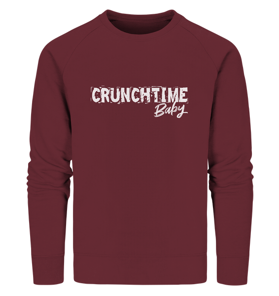 N.O.S.W BLOCK Fanblock Sweater "CRUNCHTIME Baby" Männer Organic Sweatshirt weinrot