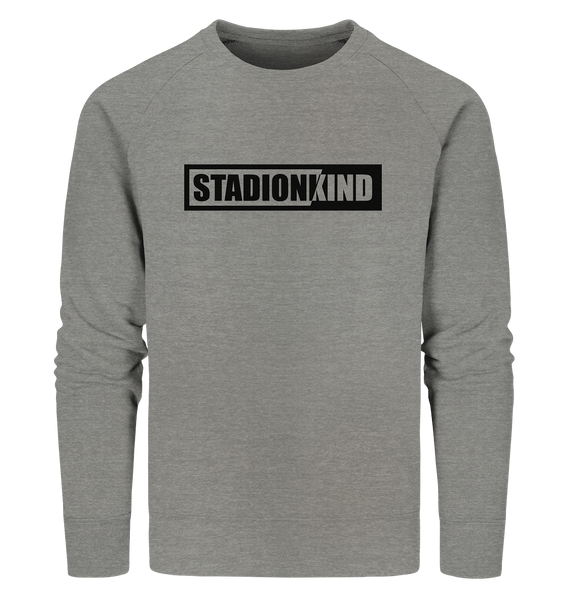 BLOCK.FC Fanblock Sweater "STADIONKIND" Männer Organic Sweatshirt mid heather grau