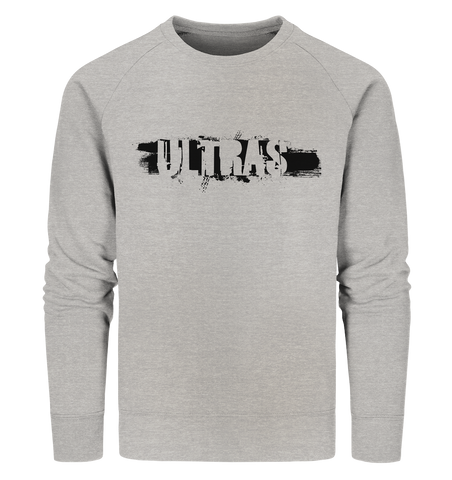 N.O.S.W. BLOCK Ultras Sweater "ULTRAS" Männer Organic Sweatshirt heather grey