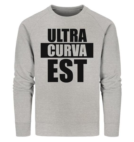 N.O.S.W. BLOCK Ultras Sweater "ULTRA CURVA EST" Männer Organic Sweatshirt heather grau