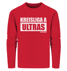 N.O.S.W. BLOCK Ultras Sweater "KREISLIGA A ULTRAS" Männer Organic Sweatshirt rot