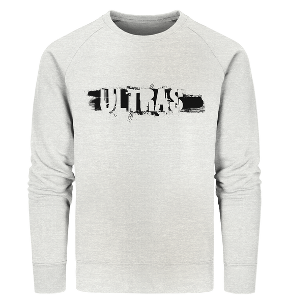 N.O.S.W. BLOCK Ultras Sweater "ULTRAS" Männer Organic Sweatshirt creme heather grey