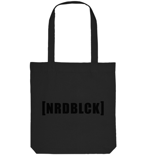 N.O.S.W. BLOCK Fanblock Shirt "[NRDBLCK]" Männer Organic V-Neck T-Shirt schwarz