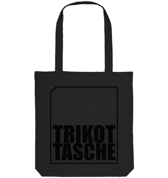 N.O.S.W. BLOCK Teamsport Tote-Bag "TRIKOT TASCHE" Organic Baumwolltasche schwarz