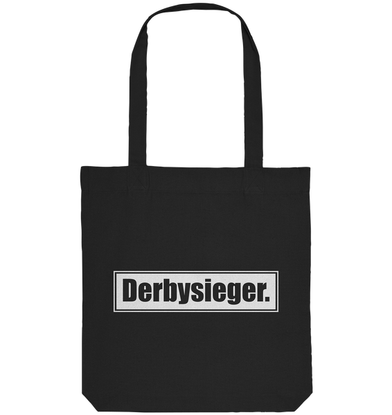 N.O.S.W. BLOCK Tote-Bag "Derbysieger." Organic Baumwolltasche schwarz