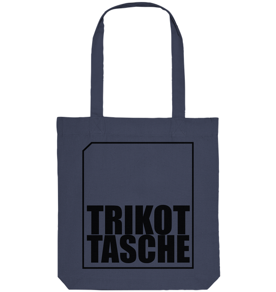 N.O.S.W. BLOCK Teamsport Tote-Bag "TRIKOT TASCHE" Organic Baumwolltasche midnight blue