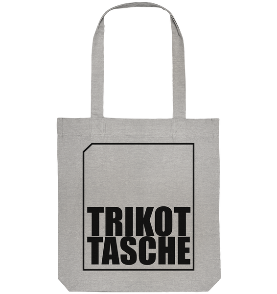 N.O.S.W. BLOCK Teamsport Tote-Bag "TRIKOT TASCHE" Organic Baumwolltasche heather grau