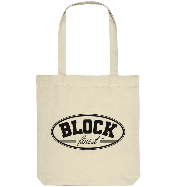 N.O.S.W. BLOCK Fanblock Tote-Bag "BLOCK finest" Organic Baumwolltasche natural