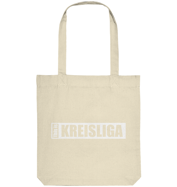 N.O.S.W. BLOCK Teamsport Tote-Bag "THIS IS KREISLIGA" Organic Baumwolltasche natural