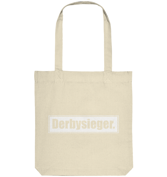 N.O.S.W. BLOCK Tote-Bag "Derbysieger." Organic Baumwolltasche natural