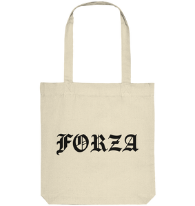 N.O.S.W. BLOCK Fanblock Tote-Bag "FORZA" Organic Baumwolltasche natural