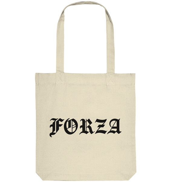 N.O.S.W. BLOCK Fanblock Tote-Bag "FORZA" Organic Baumwolltasche natural
