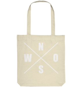 N.O.S.W. BLOCK Tote-Bag "N.O.S.W. ICON" Organic Baumwolltasche natural
