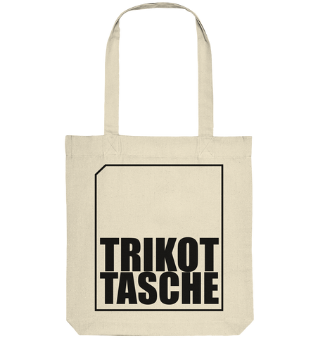 N.O.S.W. BLOCK Teamsport Tote-Bag "TRIKOT TASCHE" Organic Baumwolltasche natural