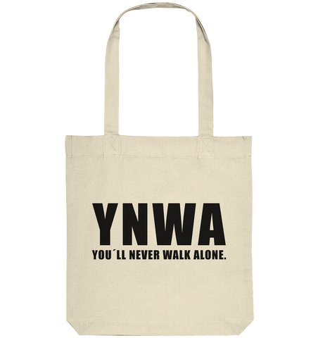 N.O.S.W. BLOCK Fanblock Tote-Bag "YNWA" Organic Baumwolltasche natural