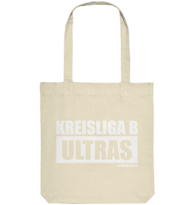 N.O.S.W. BLOCK Ultras Tote-Bag "KREISLIGA B ULTRAS" Organic Baumwolltasche natural