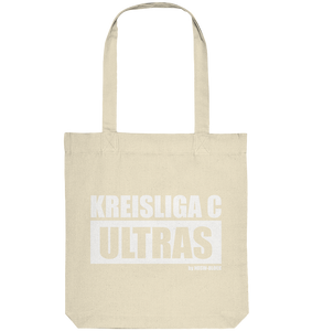 N.O.S.W. BLOCK Fanblock Ultras Tote-Bag "KREISLIGA C ULTRAS" Organic Baumwolltasche naturel