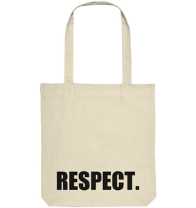 N.O.S.W. BLOCK Fanblock Tote-Bag "RESPECT." Organic Baumwolltasche natural