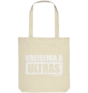 N.O.S.W. BLOCK Ultras Tote-Bag "KREISLIGA A ULTRAS" Organic Baumwolltasche natural